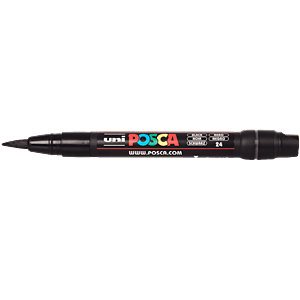 Posca Edicion Limitada Pack de 8 Marcadores de Pintura PC5M  Regalo Bolsa de Tela  Punta Redondeada 1825mm  Tinta Base al Agua  Colores Surtidos