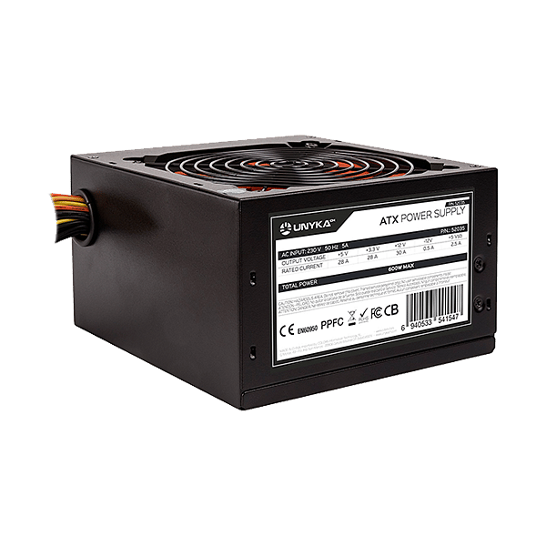 Unyka 600W ventilador 120mm  FA SUBSTITUCIONES