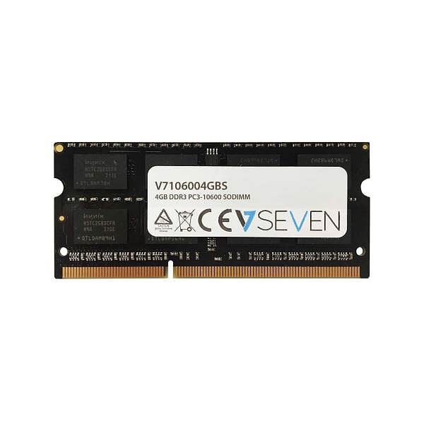 V7 4GB Memoria RAM DDR3 1333MHz CL9 SODIMM 15V V7106004GBS