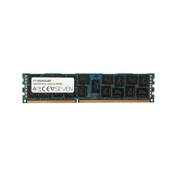 V7 8GB Memoria RAM DDR3 1333MHz CL9 DIMM ECC 135V V7106008GBR