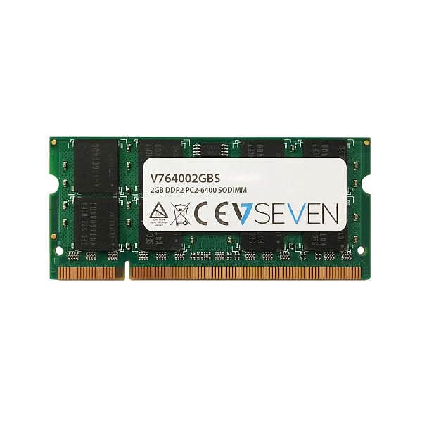 V7 2GB Memoria RAM DDR2 800MHz CL6 SODIMM 18V V764002GBS