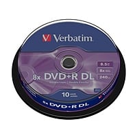 Verbatim DVD+R DL Pack 10u - 8.5 GB - DVD