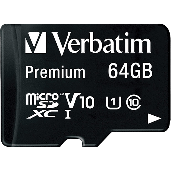 Flash Verbatim MicroSD 64GB