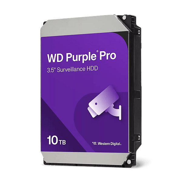 WD Purple 10TB 256MB 35 SATA 7200rpm Surv  Disco Duro