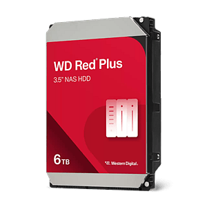 WD Red Plus 6TB 256MB 35 5400rpm  Disco Duro