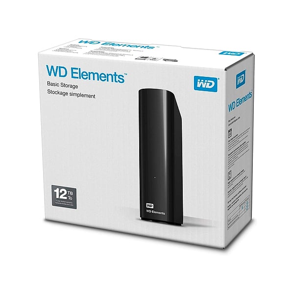 WD Elements Desktop 12TB USB 30 35 Negro  HDD Externo