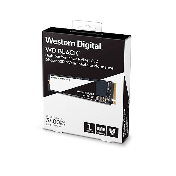 WD Black 1TB M2 2280 PCIe NVMe  Disco Duro SSD