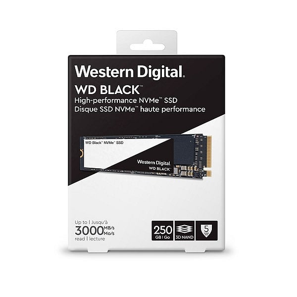 WD Black 250GB M2 2280 PCIe NVMe  Disco duro SSD