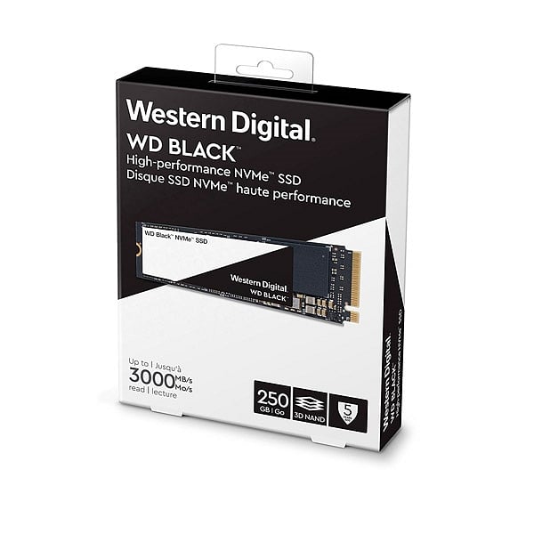 WD Black 250GB M2 2280 PCIe NVMe  Disco duro SSD