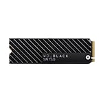 WD Black SN750 500GB M2 PCIe NVMe con disipador  SSD
