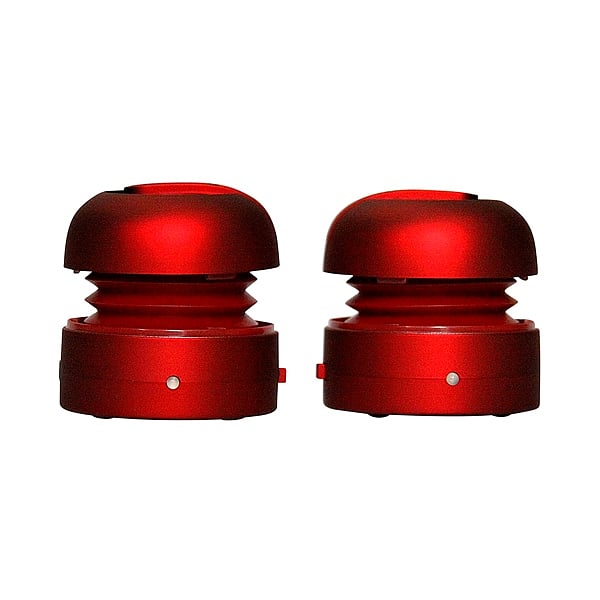 Xmini Capsule Rojo Batería  Altavoces Estéreo