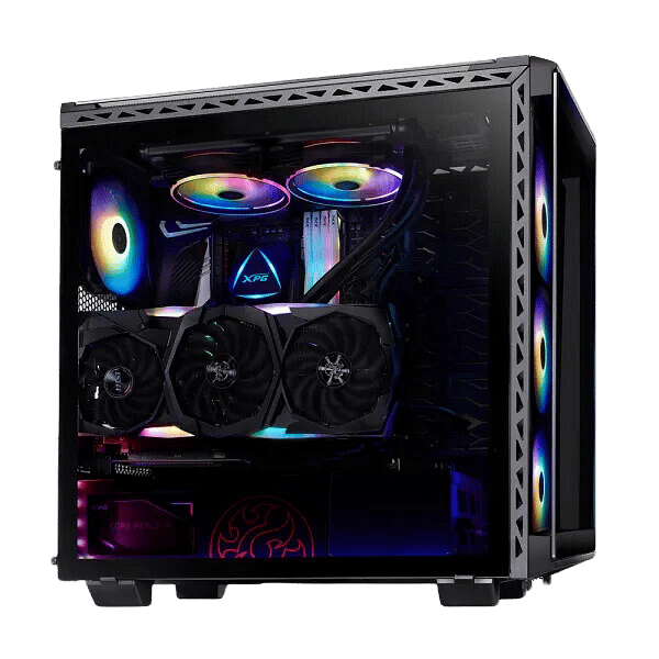 XPG Battlecruiser ARGB Cristal Templado USBC  Caja ATX