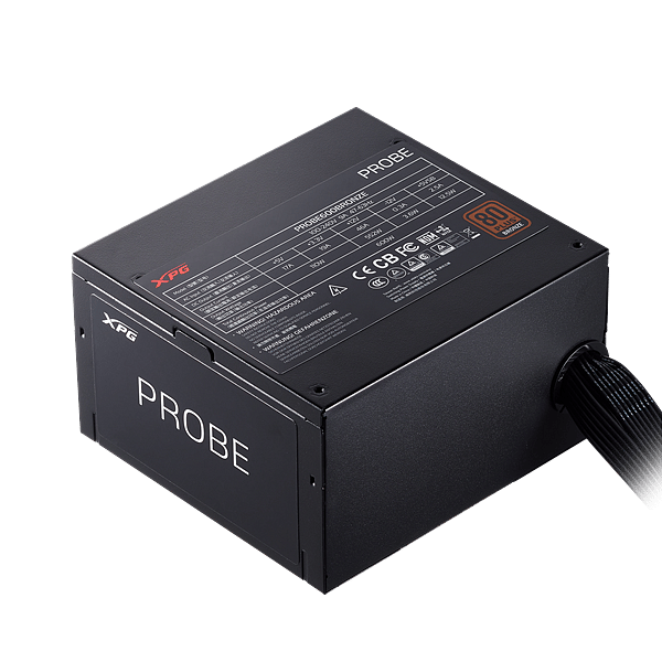 XPG Probe 600W 80 Plus Bronze  Fuente de Alimentación