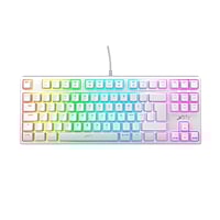 Xtrfy K4 TKL RGB blanco Kailh Blanco Red Switch - Teclado