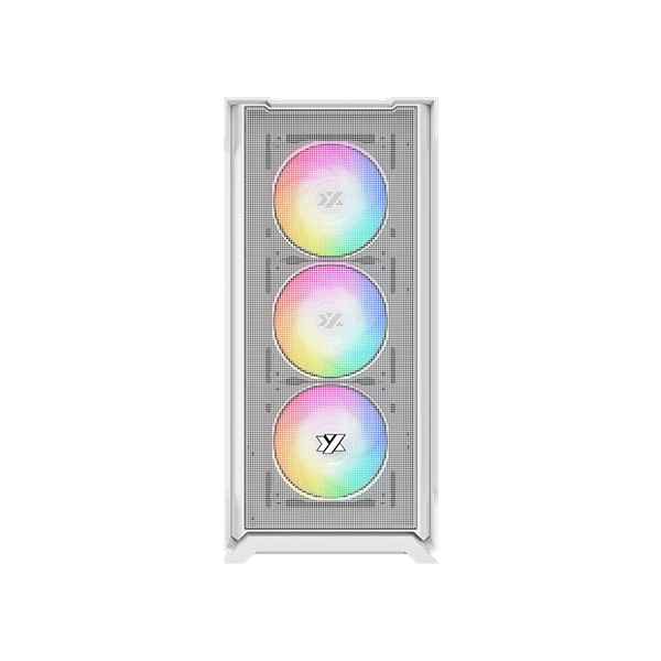 XYZ Airone 300X Mesh ARGB  Caja ATX Cristal Templado Blanca