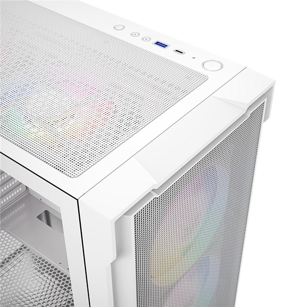 XYZ Airone 300X Mesh ARGB  Caja ATX Cristal Templado Blanca