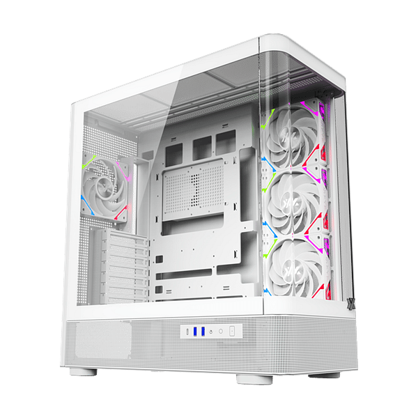 XYZ Quantum ARGB  Caja ATX Cristal Templado Blanca
