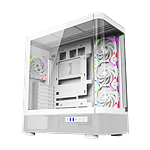 XYZ Quantum ARGB  Caja ATX Cristal Templado Blanca