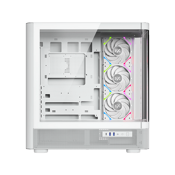 XYZ Quantum ARGB  Caja ATX Cristal Templado Blanca