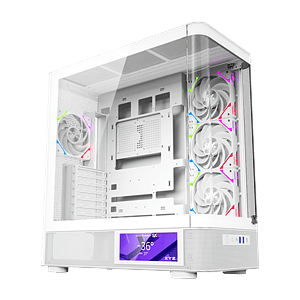 XYZ Quantum PRO ARGB  Caja ATX Cristal Templado Blanca