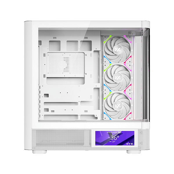 XYZ Quantum PRO ARGB  Caja ATX Cristal Templado Blanca