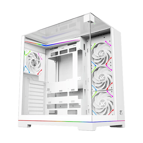 XYZ Tesseract ARGB  Caja ATX Cristal Templado Blanca