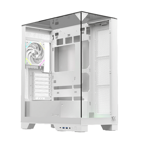 XYZ Trifecta  Caja ATX Cristal Templado Blanca