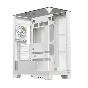 XYZ Trifecta  Caja ATX Cristal Templado Blanca