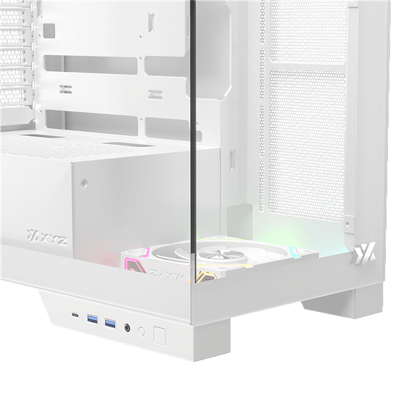 XYZ Trifecta  Caja ATX Cristal Templado Blanca