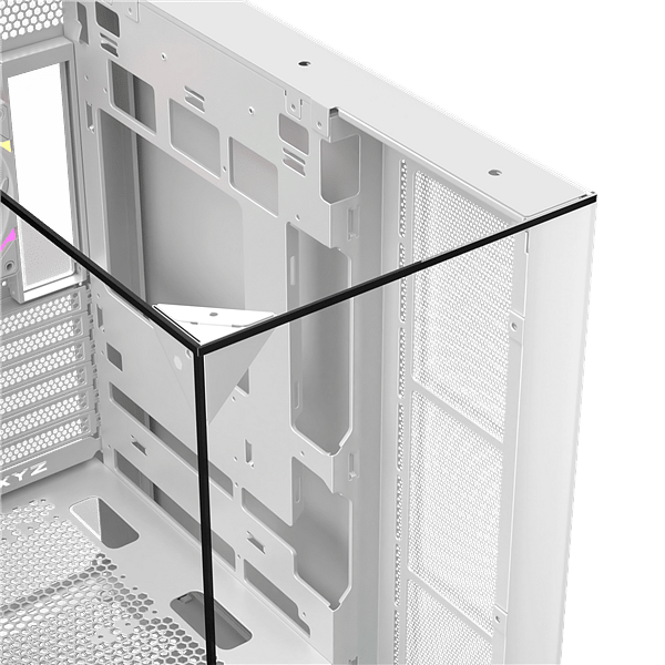 XYZ Trifecta  Caja ATX Cristal Templado Blanca