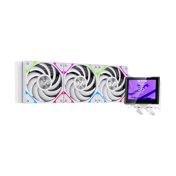 XYZ Hydroview 360 ARGB  Refrigeración Líquida LCD Blanca