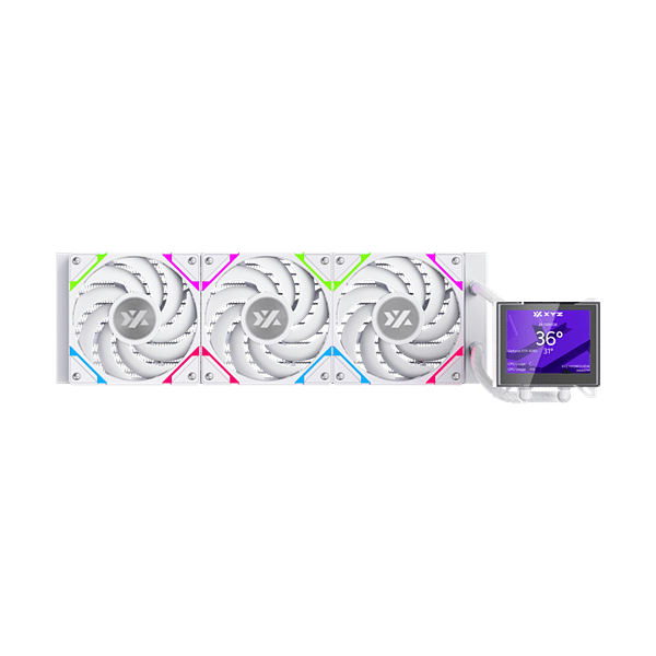 XYZ Hydroview 360 ARGB  Refrigeración Líquida LCD Blanca