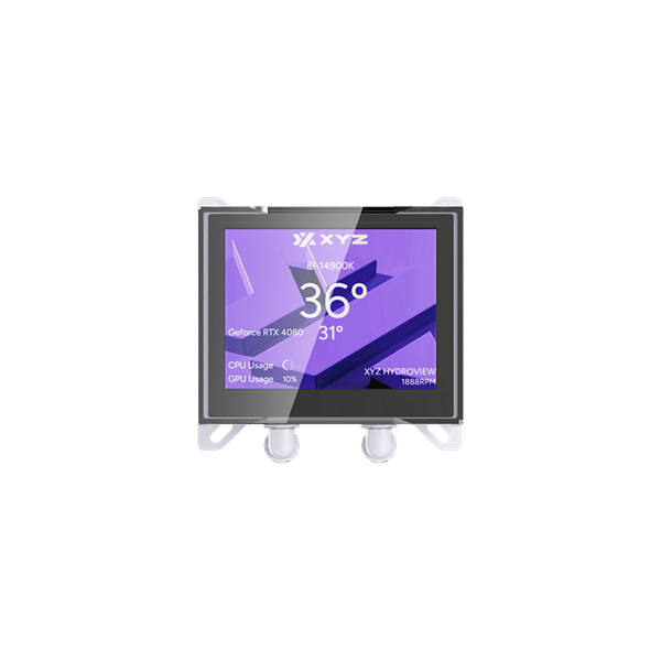 XYZ Hydroview 360 ARGB  Refrigeración Líquida LCD Blanca