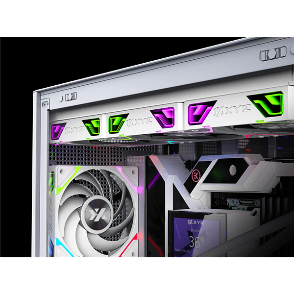 XYZ Hydroview 360 ARGB  Refrigeración Líquida LCD Blanca