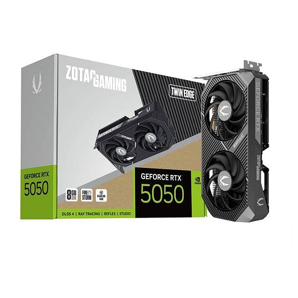 Zotac GeForce RTX 5050 Twin Edge 8GB GDDR6 DLSS4  Tarjeta Gráfica Nvidia