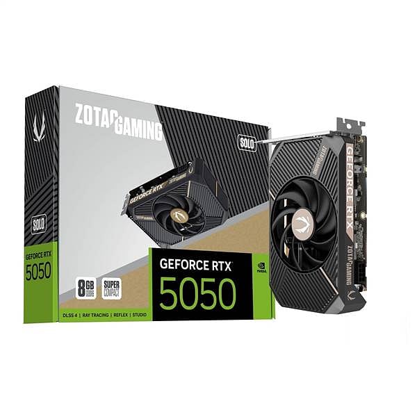 Zotac GeForce RTX 5050 Solo 8GB GDDR6 DLSS4  Tarjeta Gráfica Nvidia