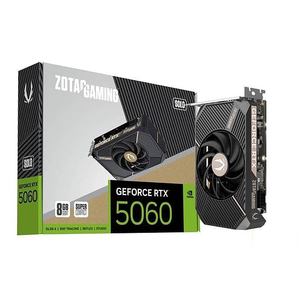 Zotac GeForce RTX 5060 Solo 8GB GDDR7 DLSS4  Tarjeta Gráfica Nvidia