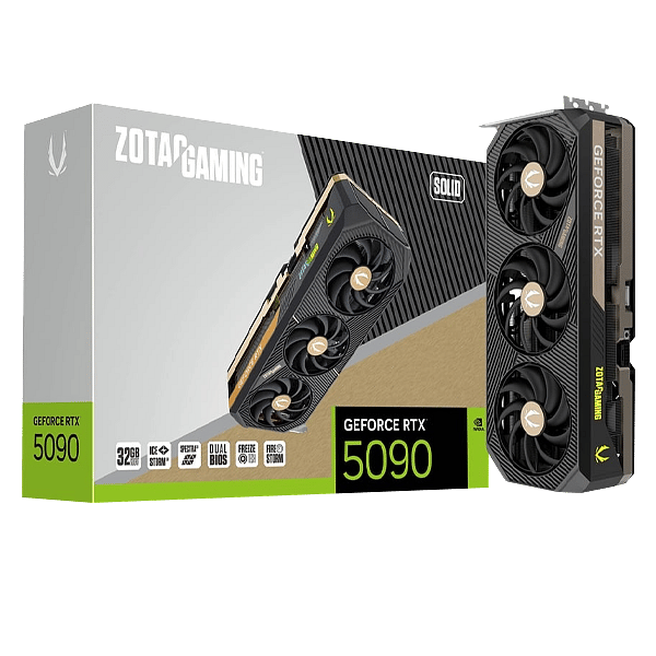 Zotac GeForce RTX 5090 Solid 32GB GDDR7 DLSS4  Tarjeta Gráfica Nvidia