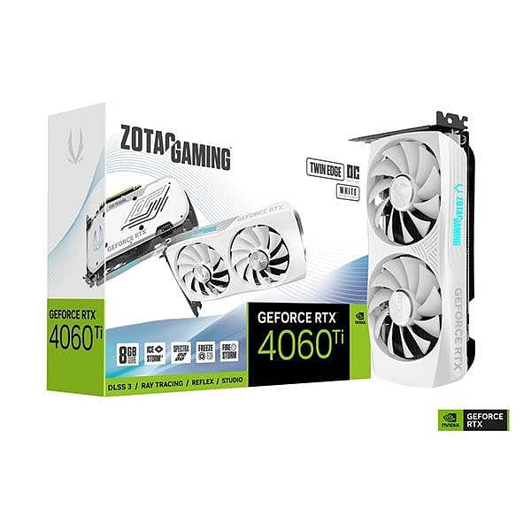 Zotac GeForce RTX 4060 Ti Twin Edge OC 8GB GDDR6 DLSS3  Tarjeta Gráfica Nvidia