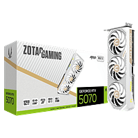 Zotac GeForce RTX 5070 AMP White 12GB GDDR7 DLSS4 | Blanca | Tarjeta Gráfica Nvidia