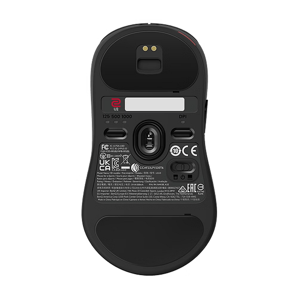 BenQ ZOWIE U2 Wireless  Ratón inalámbrico Receptor Mejorado Ligero 60g 3200DPI