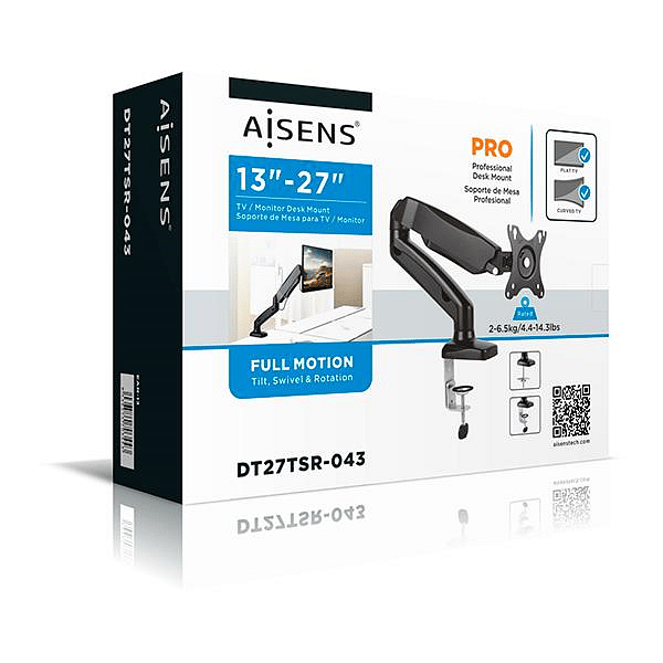 Aisens DT27TSR043 1x Brazo 9Kg 13 a 32  Soporte Monitor