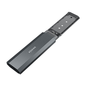 Aisens ASM2029GR  USB 32  M2 NVMe  Sin tornillos  Caja Externa para Disco