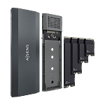 Aisens ASM2029GR  USB 32  M2 NVMe  Sin tornillos  Caja Externa para Disco