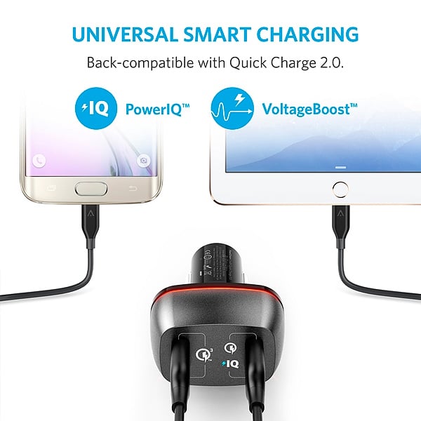 Anker Powerdrive2 USB Power IQ Quick Charge 30  Accesorio