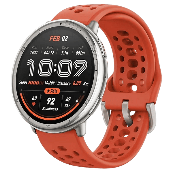 Amazfit Active 2 Round Red  Smartwatch GPS Pantalla AMOLED SpO2 160 Modos Deportivos
