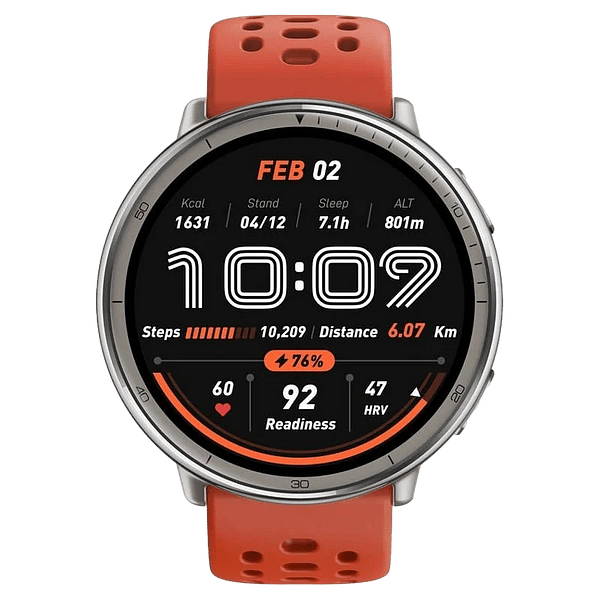 Amazfit Active 2 Round Red  Smartwatch GPS Pantalla AMOLED SpO2 160 Modos Deportivos