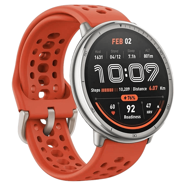 Amazfit Active 2 Round Red  Smartwatch GPS Pantalla AMOLED SpO2 160 Modos Deportivos