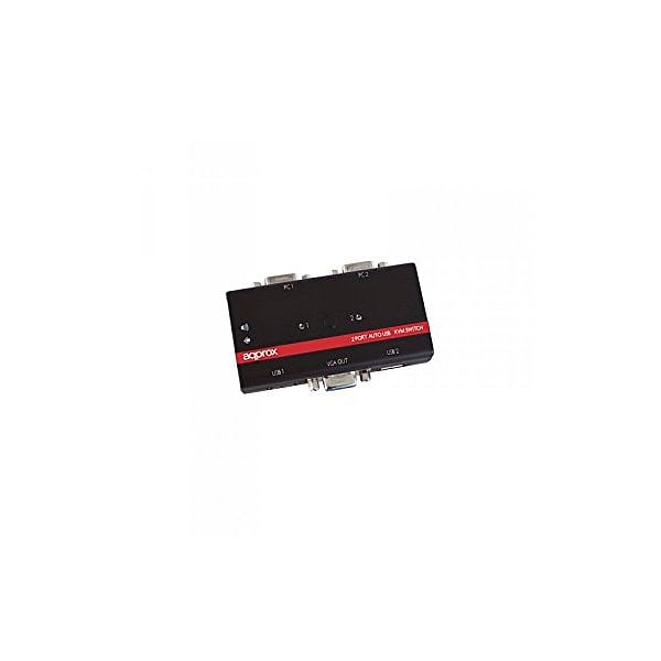 approx KVMUSB2PA KVM Switch 2PC 1T1R1M 2xUSB Aud