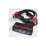 approx KVMUSB2PA KVM Switch 2PC 1T1R1M 2xUSB Aud